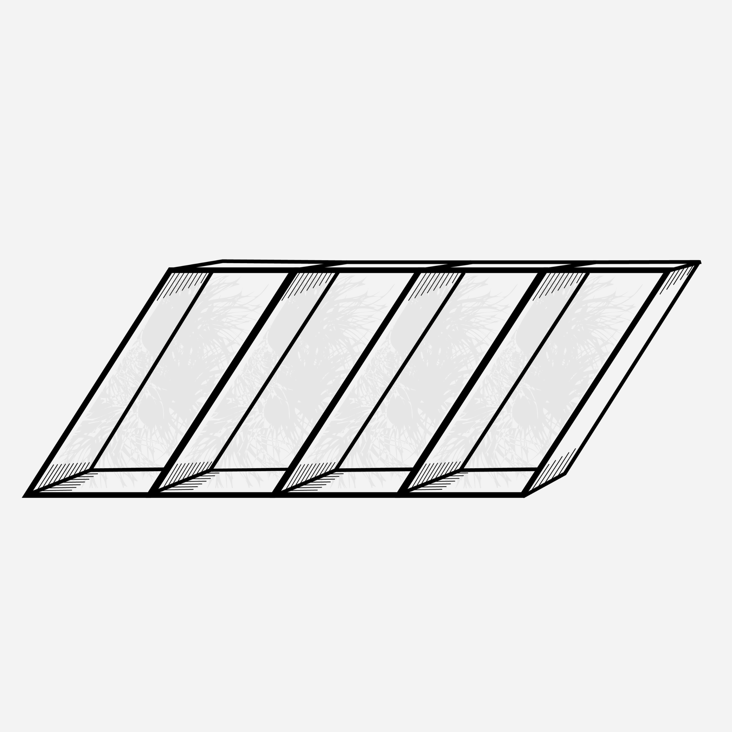 detail::Slanted box-wall baffles throughout