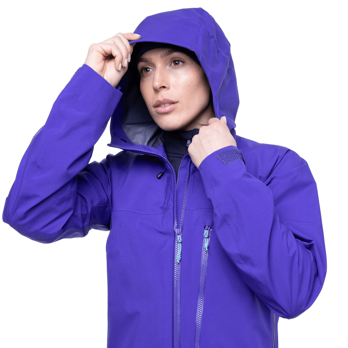 plus size gore tex rain jacket women's
