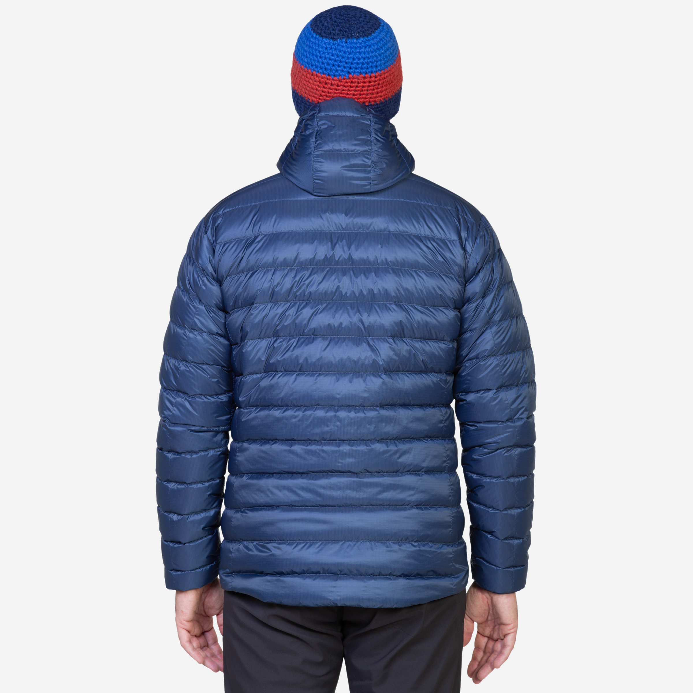 Frost down hooded jacket men sales